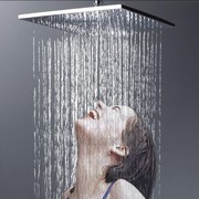 浴室喷淋头10寸25超大头顶式方形天花花洒全铜洗澡淋浴喷头铜