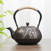 围炉煮茶铸铁茶壶泡茶家用焖茶壶烧水壶，电陶炉茶具套装闷泡壶单壶