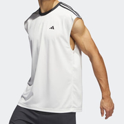 adidas阿迪达斯篮球系列，男子2023运动休闲背心短袖，t恤il2293