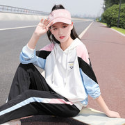 初中学生秋装时尚运动休闲套装，少女装韩版高中生2021两件套