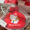 日本kitty蝴蝶结糖果色硅胶零钱包动漫卡通硬币小钱包耳机包可爱