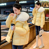 白鹅绒羽绒服女短款2023年冬装时尚减龄洋气超大毛领加厚外套