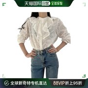 韩国直邮fashionfull镂空蕾丝，雪纺衫(timesale10%)