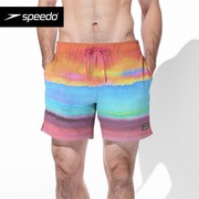 speedo速比涛男士沙滩裤，防晒舒适贴身抗氯户外冲浪运动游泳短裤