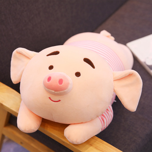 趴趴猪公仔抱枕大号玩偶粉色女孩可爱猪毛绒玩具小猪猪布娃娃礼物