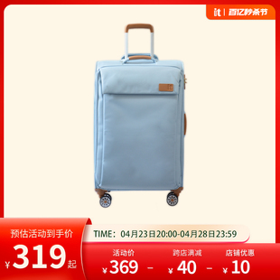 itluggage牛津布轻便行李箱20寸帆布软小拉杆24旅行箱，女万向轮28