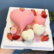 唯美蛋糕创意酸奶芝士生日蛋糕表白礼物生日蛋糕广州深圳同城配送