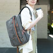 日本SANWA笔记本电脑包15.6寸男帆布17.3寸大容量出差笔记本背包