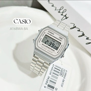卡西欧手表男女小方块，复古反显运动电子学生手表，a168wa-8a5a3a