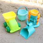 2023儿童沙滩玩具宝宝海边挖沙子挖土工具戏水小号沙漏套装组合铲