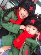 儿童军绿棉大衣加棉袄加厚中长款男女童外套网红棉衣加绒冬季宝宝