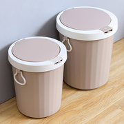 垃圾桶家用带盖厕所卫生间创意弹盖小纸篓客厅厨房大号有盖垃圾筒
