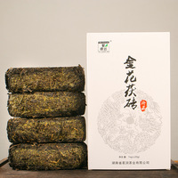 湖南安化黑茶金花茯，砖茶