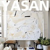 YASAN 纯手工走廊玄关装饰画现代简约风格挂画客厅质感艺术大油画