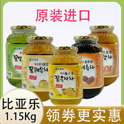比亚乐蜂蜜柚子茶1.15kg韩国进口柠檬芦荟生姜红枣奶茶店专用