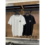 J325376国内CK Jeans24春夏男士镂空字母纯棉休闲圆领短袖T恤