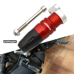 适用于本田CB400F/X防摔棒摩托车改装配件铝合金排气管防摔胶护杠