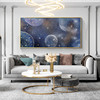 立体水晶瓷装饰画客厅沙发背景墙挂画星球手绘油画现代轻奢实物画