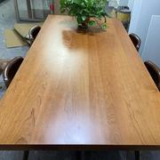 北美红橡木桌面实木板定制原木，台面窗台板白蜡，木餐桌搁板木料板材