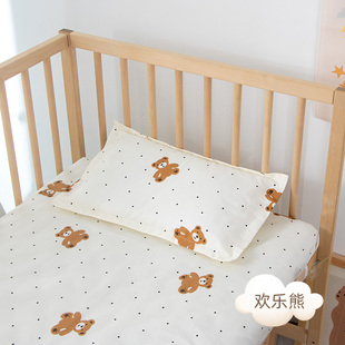 儿童枕头宝宝纯棉卡通枕套，30x50枕芯枕头套，全棉婴儿床上用品