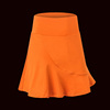 运动裙裤女橙色羽毛球网球裙，白色速干跑步短裙健身操跳舞裙半身裙