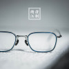 吴镇宇同款设计师手作复古超轻纯钛商务防蓝光，近视男潮全框眼镜框