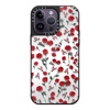 CASETi联名镜面粉色碎花15Pro适用iPhone14ProMax苹果13Pro网红明星同款红色可爱小众欧美手机壳12防摔11硬壳