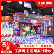 大型室内儿童乐园游乐场设备商场中庭球池网红游乐设施气堡