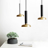北欧瑞典设计铜色吊灯单头创意个性工业风轻奢餐厅床头吧台小吊灯