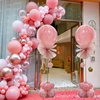 七夕节商场开业气球立柱，装饰气球链，半拱门气氛场景布置