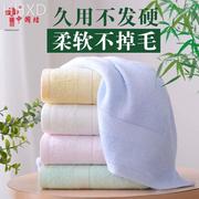中国结竹纤维毛巾比纯棉柔软吸水成人洗脸家用女士儿童大毛巾