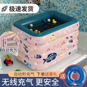 自动充气婴儿童充气游泳池，家用大型可折叠宝宝，洗澡盆浴缸海洋球池