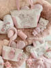 绵羊商店mikko联名大容量拼色托特包手提包，单肩通勤可爱粉色大包