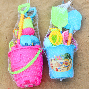 大号儿童沙滩车玩具套装沙漏，宝宝挖沙铲子和桶玩沙子海边戏水工具