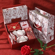 创意婚庆喜糖礼盒装结婚伴手礼喜糖成品，含糖实用婚礼回礼套装