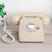 经典老式转盘电话机复古旋转电话家用办公酒店仿古固定电话座机
