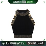 香港直邮Balmain 巴尔曼 女士 针织纽扣上衣 AF1AB022KD74背心