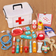 手提大白盒儿童过家家医生益智玩具，宝宝模仿护士打针套装亲子互动