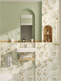 卫生间防水贴纸浴室墙贴小碎花墙纸卧室客厅，壁纸厕所瓷砖自粘贴膜