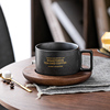 美式复古咖啡杯碟套装欧式小奢华精致陶瓷，下午茶杯ins马克杯定制