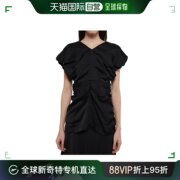 香港直邮潮奢jilsander吉尔，桑达女士v领短袖罩衫