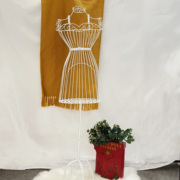 欧式铁艺模特架女道具婚纱，拍摄服装架，全身半身女挂衣架展