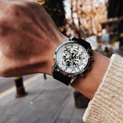 时尚炫酷运动男士机械手表男十大品牌机械表男款瑞士男表