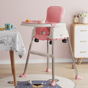 宝宝吃饭餐椅儿童塑料，多功能餐桌可折叠式便携式家用婴儿学坐椅子