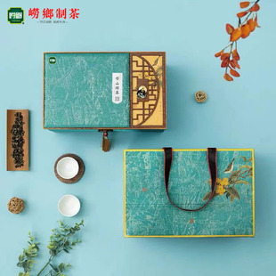 2024年新茶上市崂山绿茶，春茶礼盒240g特级豆香包装随机
