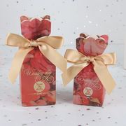 婚庆欧式花瓶喜糖盒浪漫创意婚礼糖盒个性喜糖袋结婚用品纸糖盒