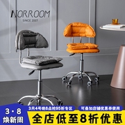 NORROOM北欧可升降电脑椅家用舒适软包靠背椅子ins办公室单人转椅
