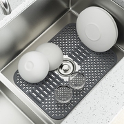 硅胶镂空垫厨房水槽垫沥水板洗碗槽防滑垫多功能隔热垫加厚碗盘垫