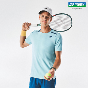 yonex尤尼克斯10559ex24ss大赛系列澳网服装，男款运动t恤yy
