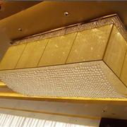 非标灯具酒店工程灯大型长方形，现代水晶灯豪华大堂水晶